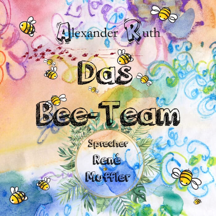Das Bee-Team gibt es jetzt als Hörbuch mit Sprecher René Muffler.